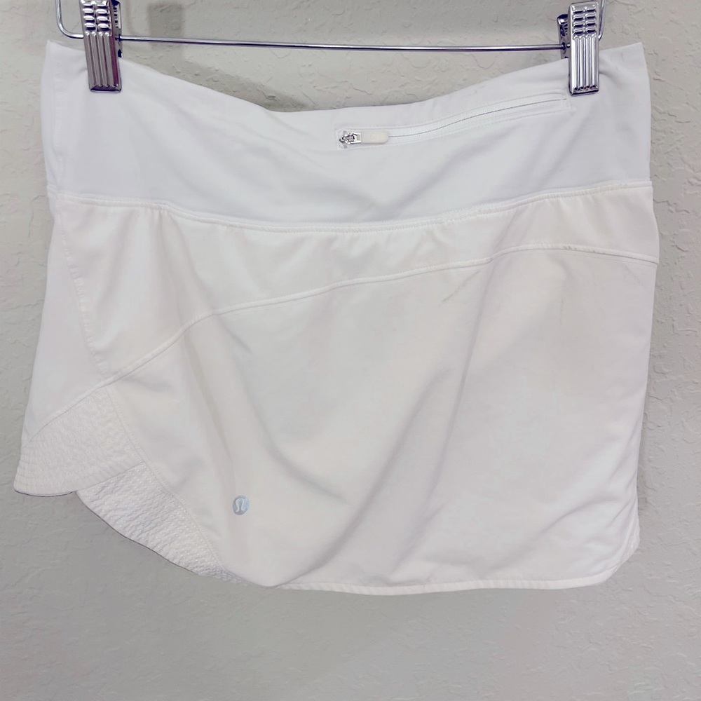 Lululemon white tennis skirt golf